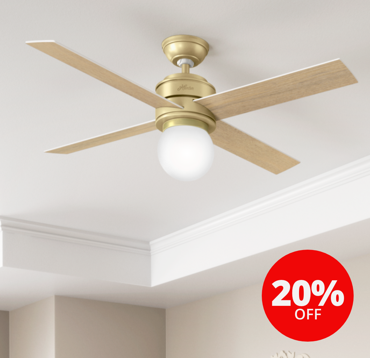 20% off Hunter - LightsOnline.com